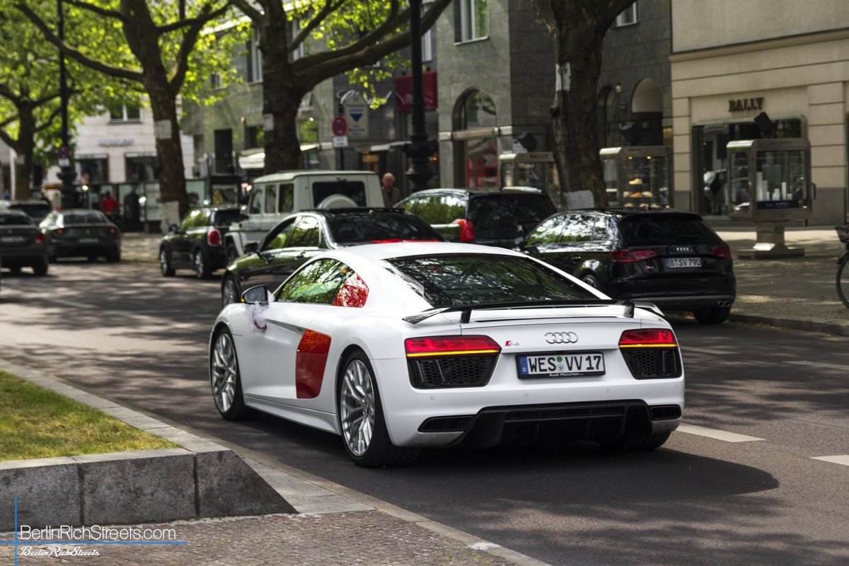 Audi R8 V10 Plus (2016) spotted in Berlin — BerlinRichStreets